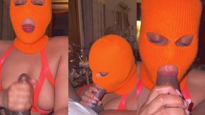 your girlfriend really cheating with a ski mask on