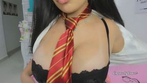 Emanuelly Raquel Harry-Potter-cosplay-sexy-nerd-dare-you-for-3-times-cumming