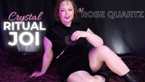 Rose Quartz Devotion ~ Worship Your Witch Goddess JOI ~ Beg, Stroke, Thank Me ~ Serena's Crystal Worship Ritual