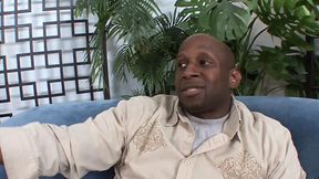 Busty ebony Tatiana fucking black cock