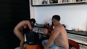 bibi tsunami mostrando tudo e mais um pouco nos bastidores do tigr&atilde;o!!