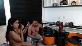 bibi tsunami mostrando tudo e mais um pouco nos bastidores do tigr&atilde;o!!