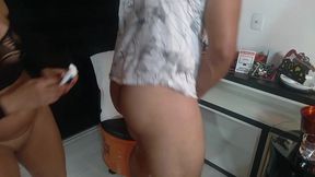 bibi tsunami mostrando tudo e mais um pouco nos bastidores do tigr&atilde;o!!