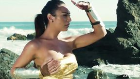 ”Tranny Wonder Female spreads her legs when she sees prick”