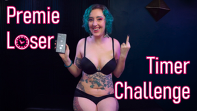 Premie Loser Timer Challenge- Premature Ejaculation Humiliation Femdom POV JOI Game by Miss Faith Rae