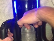 Solo Male Condom Masturbation Cumshot With My Leten Toy So I Can Swallow My Entire Load Of Tasty Cum
