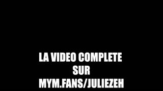 juju labretonne does a strip, takes off her mask and sucks until she gets a good facial!