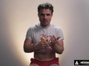 ADULT TIME - How Men Orgasm With Robby Apples! WATCH HIM JERK OFF! - FULL SCENE
