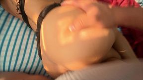 ardiente joven latina cogiendo con su atuendo de puta - porno casero