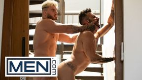 DUDES - William Guy goo Fumbles His Stiffy While Johnny Viper Observes And Gets A Rock-rock hard On