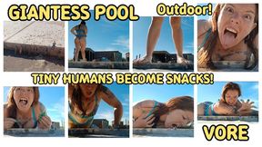 GIANTESS POOL - OUTDOOR VORE