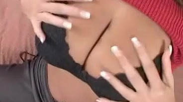 Slide her fingers over her clit