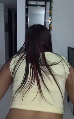 Fucking My Wife's Hot and Juicy Pussy 18 Year Old Brunette Young Woman Super Hot