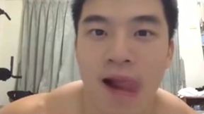 Hot Muscle Taiwan Rocky Showing Dick, Ass And Cum On Cam