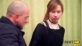 Debt4k Alice Klay gets fucked by a stranger because she took out an iPhone loan