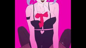 Hatsune Miku's Erotic Rabbit Hole Adventure in 2D Hentai Parody