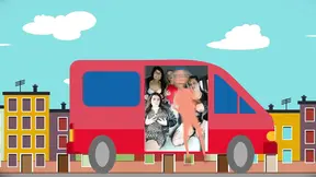 Mature ladies give a lucky guy the ride of his life in the van