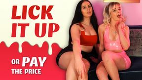 Lick It Up or Pay the Price - Amber, Gabie