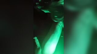 Hetero boy penetrates faux-cock