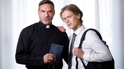 Adrian: On the Rectory Stairs