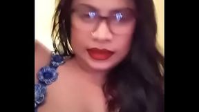 Rasmi Alon showing her boobs and selling her Bra