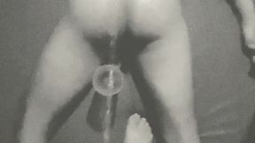 dad films himself entering a cabin and pissing on a resting twink - night vision