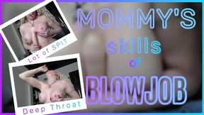 Mommy's skills of blowjob 🥵