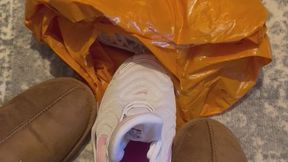 Cummed in sneakers-