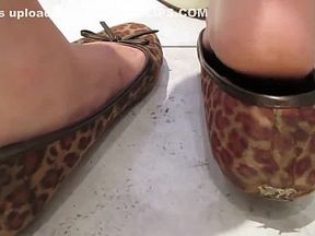 Leopard Ballerina Flats Shoeplay