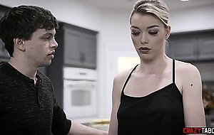 Teen housemaid submits to owners son and gets fucked