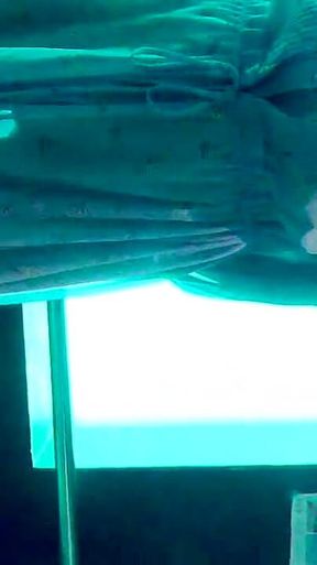 Chu Married Woman Training Mayu No73 Aquarium Exposure Date in a Nude Sheer Dress