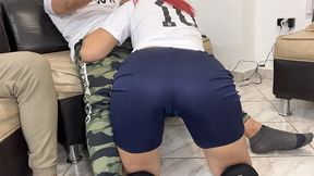 mi novio pierde la apuesta con su amigo en el partido de futbol y tuve que ser follada como puta al lado de el ntr netorare