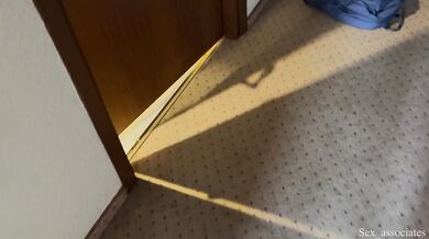 Hot Stepmom shares the hotel bed and her ass with a stepson.