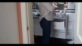 Sexy 58-Year-Old Latina Mom Teases Son for Her Pleasure