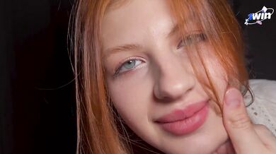 Petite redhead straddled big ass missionary creampie