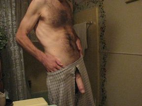 hangin out before shower