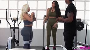 Caring Friend Blondie Fesser Cheers Up Julia de Lucia with 2 BBC'_s for a B-day Present