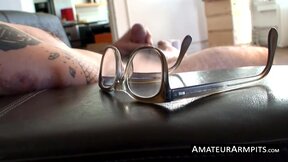 ”Slim unshaved twink mastered the technique of shaft jerking”