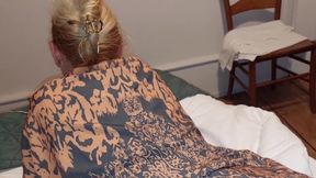 Mature Blonde Wife Enjoys Sex in Between Time