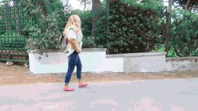Suffering Feet in Pink Ballet Flats AVI (1920x1080) FHD