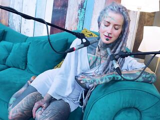 Anuskatzz tattoo model ASMR T - trust podcast talking