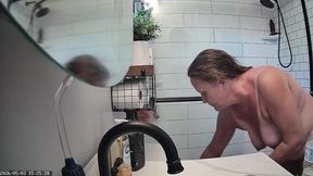 Mrs. Joanne Tanner a Real Public Schoolteacher Captured in the Shower 05-01-26 &amp; 05-03-26