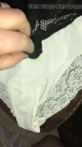 Frotting with a friend with our wifes panties knickers