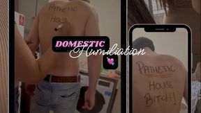 Real-Life Slave Chores & Humiliation