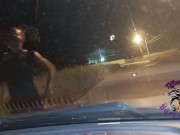 Pregnant nympho Fucks strangers in public