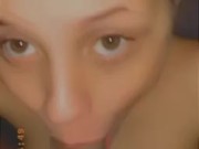 Latina takes BBC on snapchat with cumshot (BLACKED)
