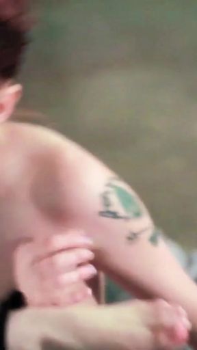 Two young lesbians stayed behind after their dance class   Clip 2