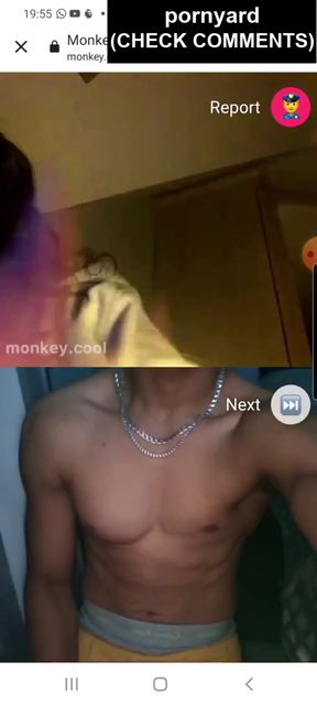 Amateur teen webcam model gets a reaction from her boyfriend
