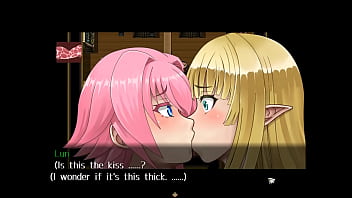 You Can&#039_t Corrupt Me! Naive Elf [ TABOO Hentai Game ] Ep.3 first lesbian kiss and huge milking tits !