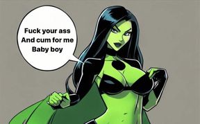 Shego Femdom JOI CEI (Anal, Edging,...)